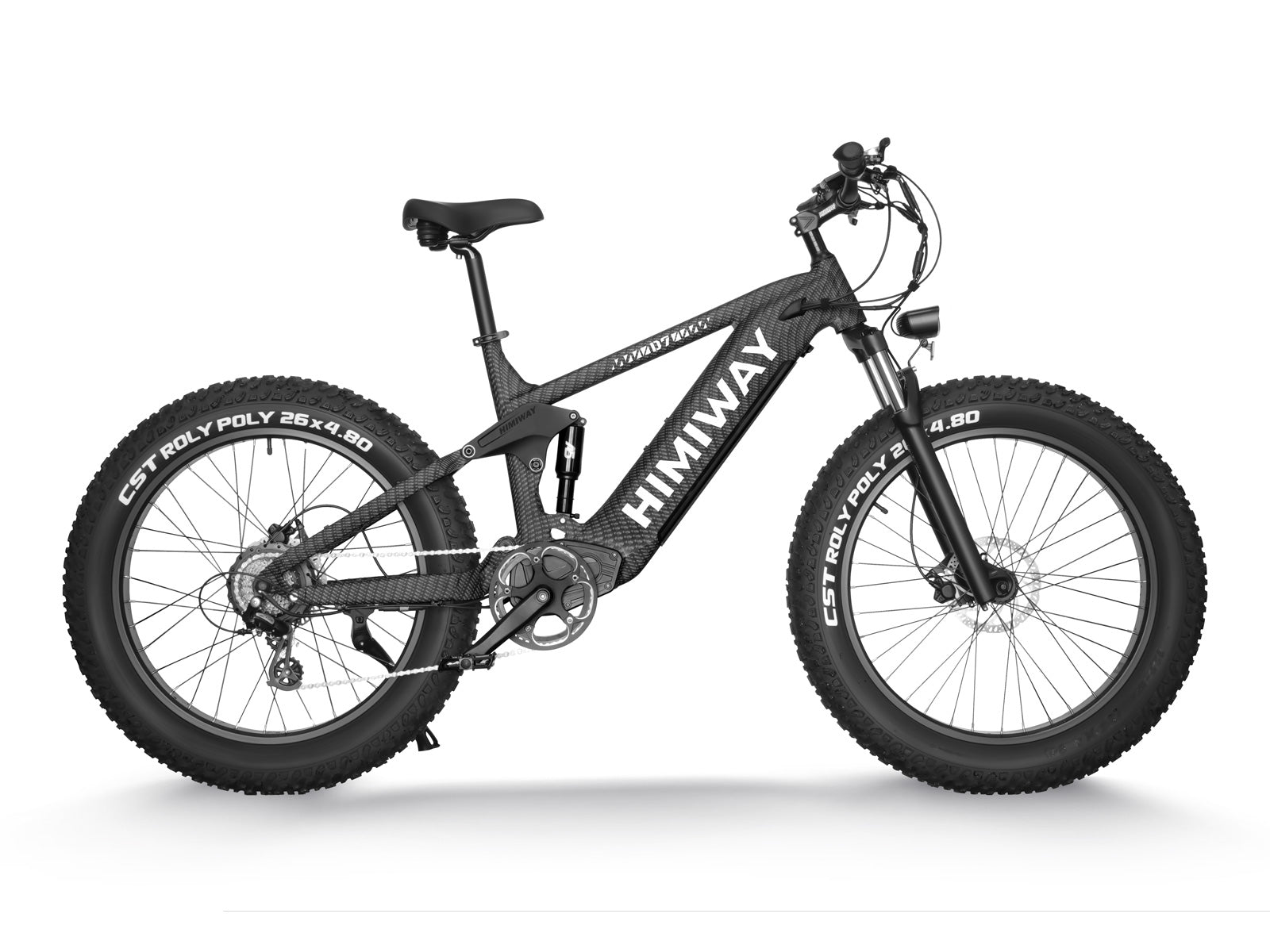 Himiway D7 (Cobra) 48V 1000W Hub Motor 20 MPH Full Suspension Electric Mountain Bike