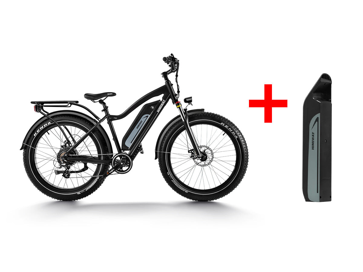 Himiway D3 (Cruiser) 48V 750W 20 MPH Long Range Fat Tire Electric Bike