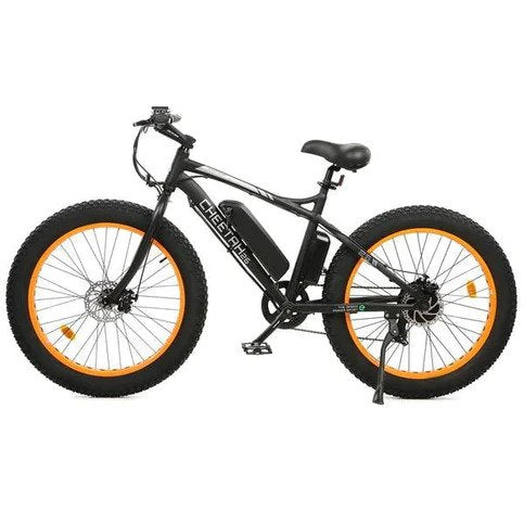 Ecotric Cheetah 26" Fat Tire Electric Bike - Orange