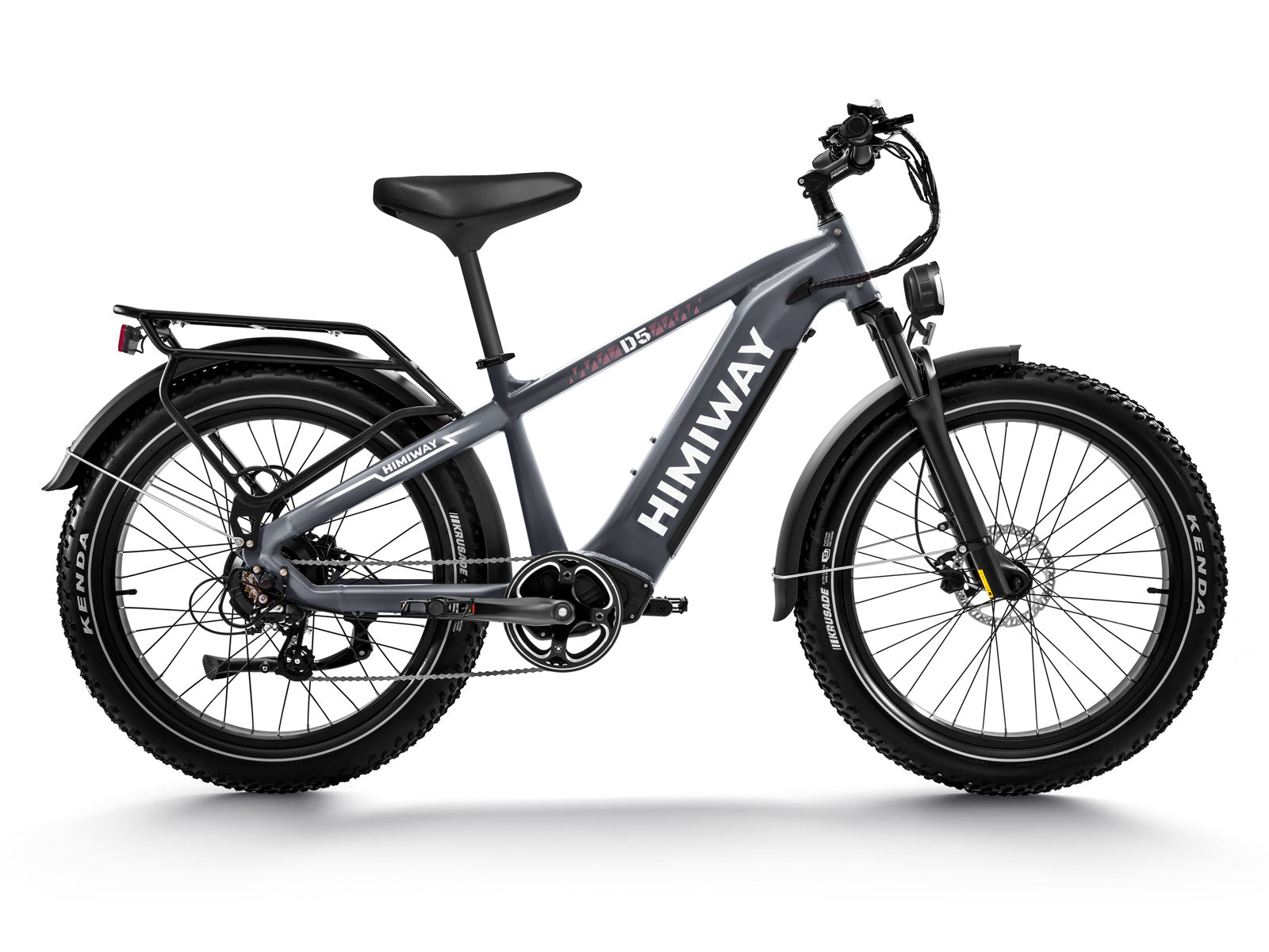 Himiway D5 (Zebra) 48V 750W 20 MPH Premium All Terrain Fat Tire Electric Bike