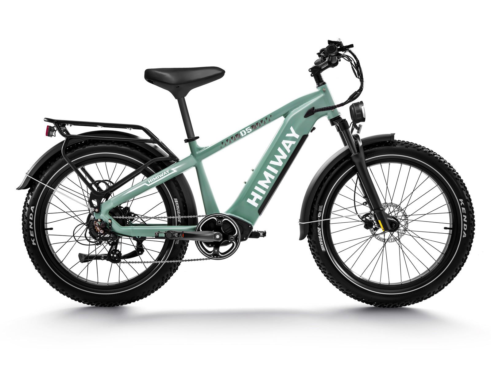 Himiway D5 (Zebra) 48V 750W 20 MPH Premium All Terrain Fat Tire Electric Bike