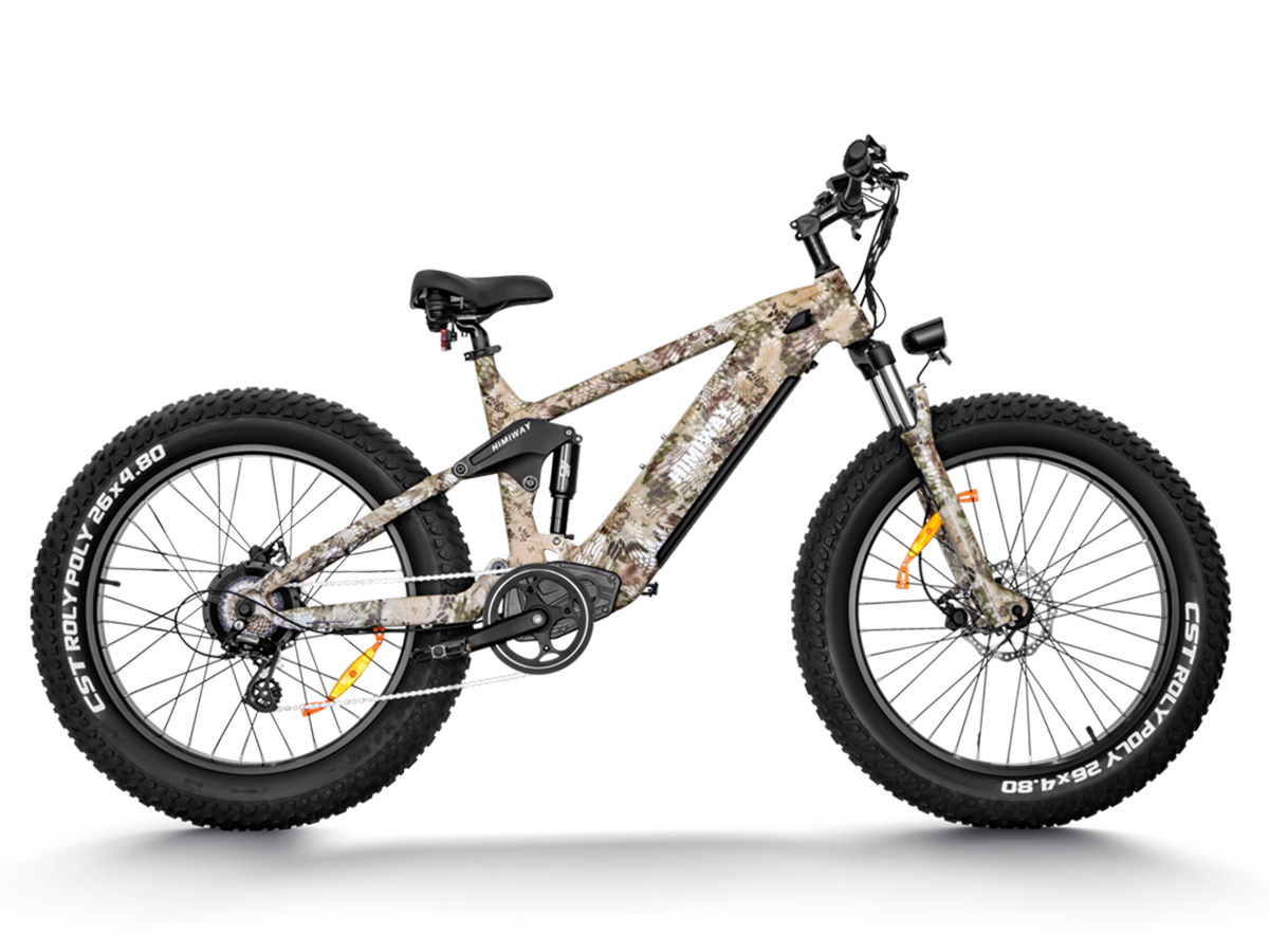 Himiway D7 (Cobra) 48V 1000W Hub Motor 20 MPH Full Suspension Electric Mountain Bike