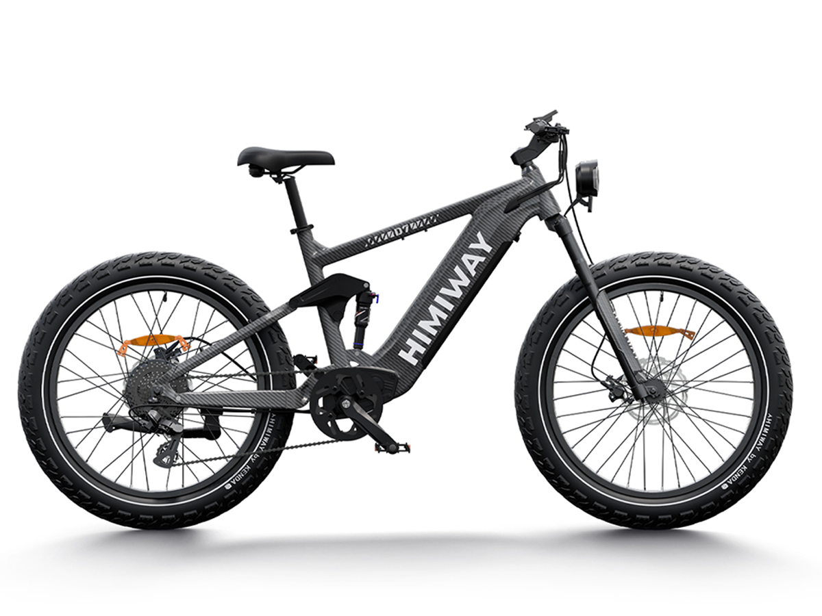 Himiway D7 (Cobra) 48V 1000W Hub Motor 20 MPH Full Suspension Electric Mountain Bike