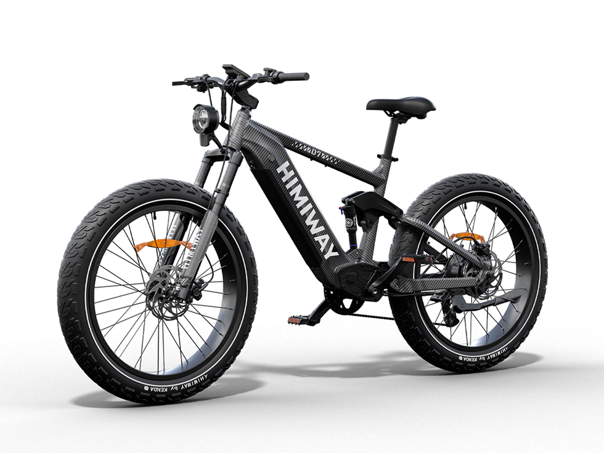 Himiway D7 (Cobra) 48V 1000W Hub Motor 20 MPH Full Suspension Electric Mountain Bike