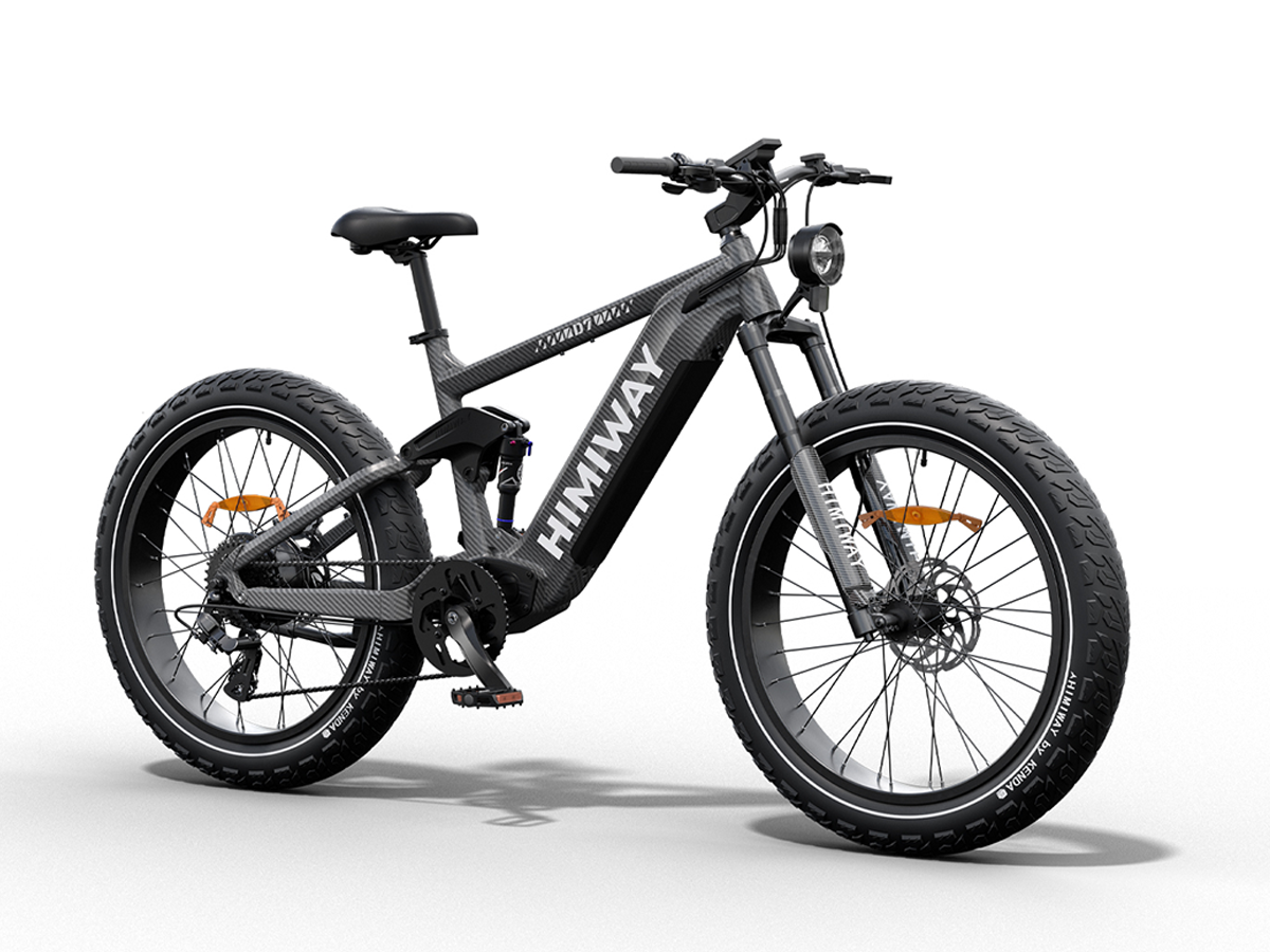 Himiway D7 (Cobra) 48V 1000W Hub Motor 20 MPH Full Suspension Electric Mountain Bike