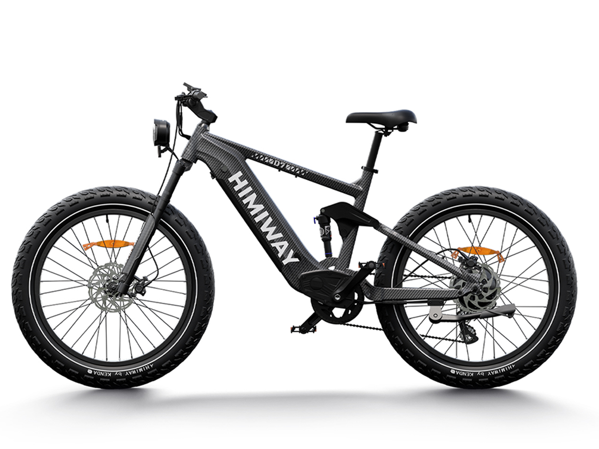 Himiway D7 (Cobra) 48V 1000W Hub Motor 20 MPH Full Suspension Electric Mountain Bike