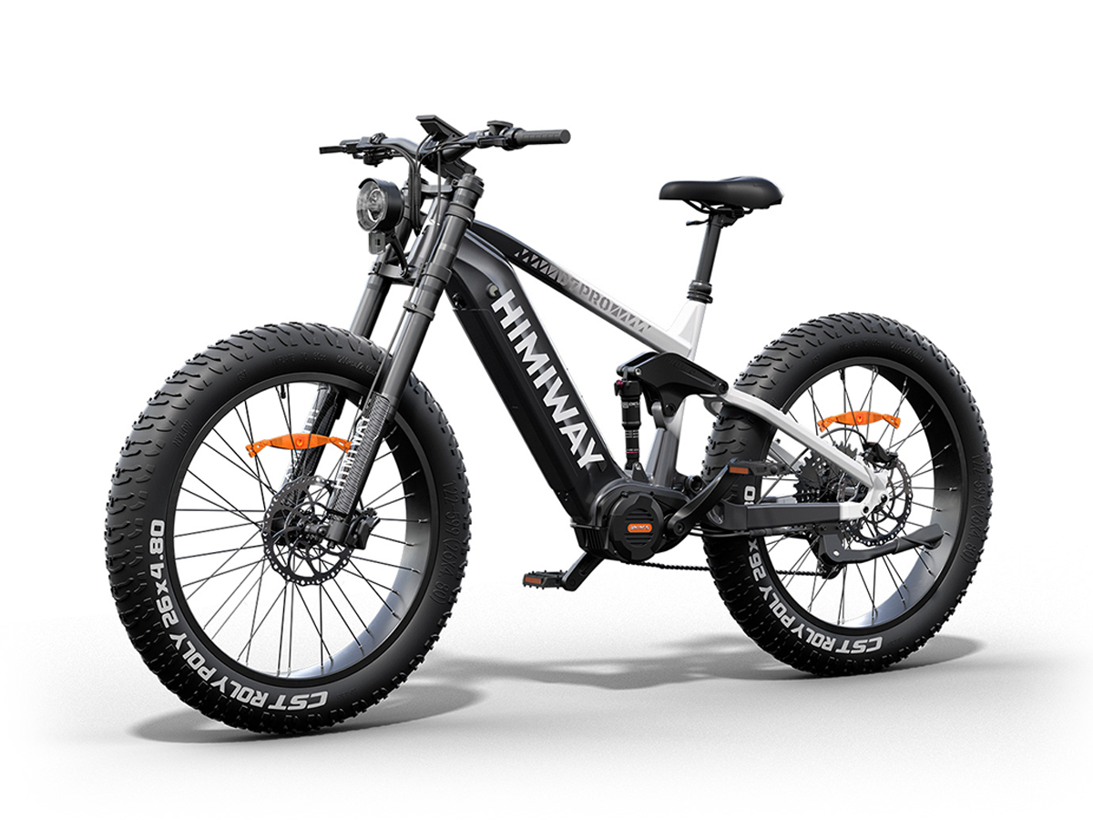 Himiway D7 Pro (Cobra Pro) 1000W Mid-Drive Motor 28 MPH 80 Miles 26" x 4.8" Super Fat Tire Electric Bike