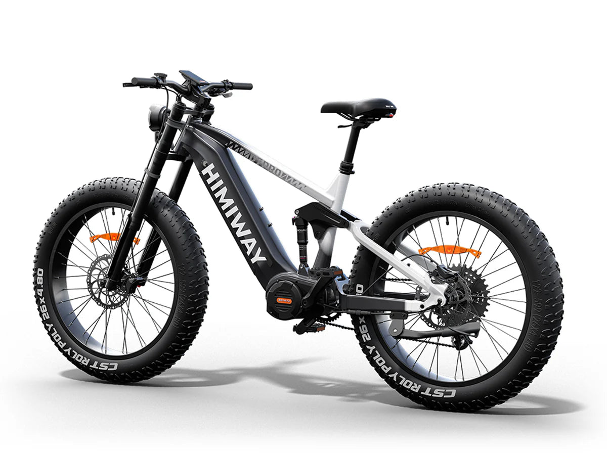 Himiway D7 Pro (Cobra Pro) 1000W Mid-Drive Motor 28 MPH 80 Miles 26" x 4.8" Super Fat Tire Electric Bike