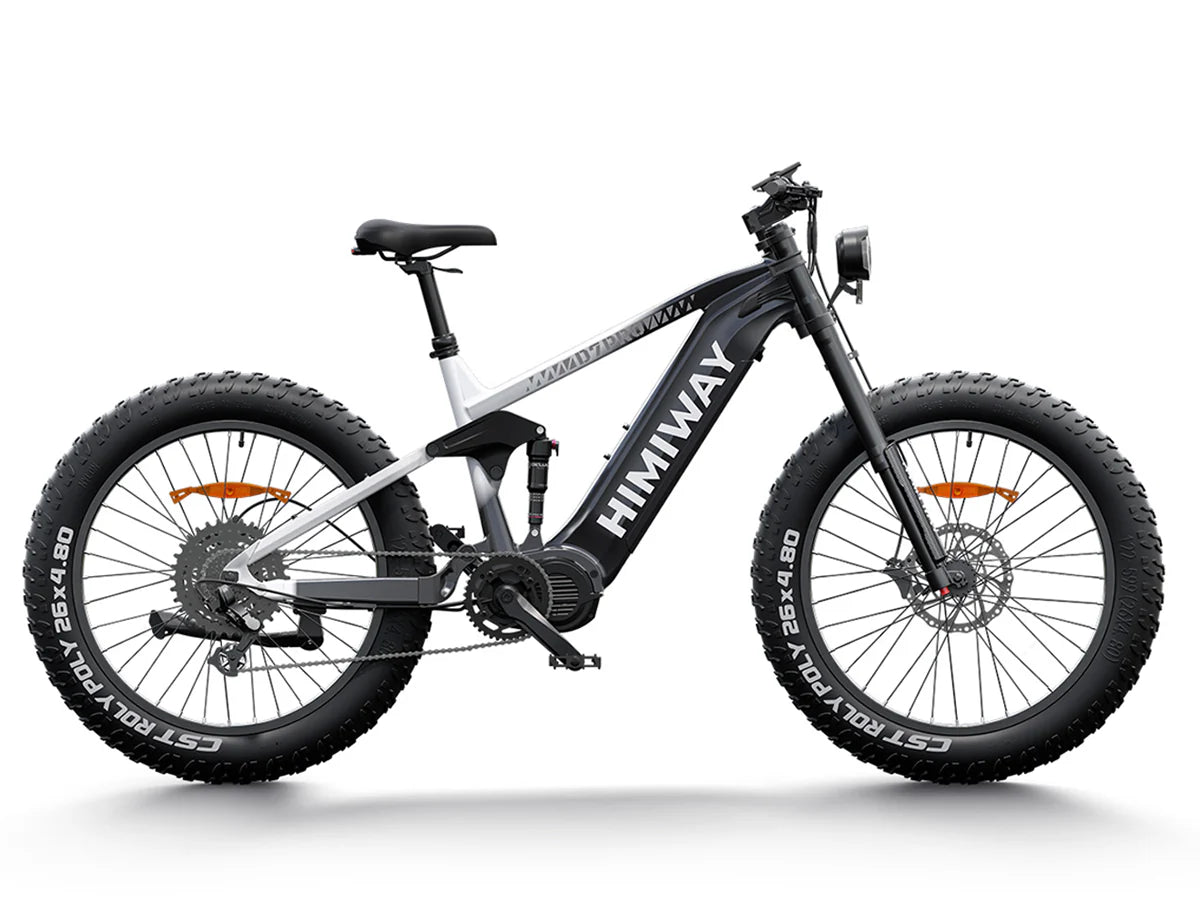 Himiway D7 Pro (Cobra Pro) 1000W Mid-Drive Motor 28 MPH 80 Miles 26" x 4.8" Super Fat Tire Electric Bike