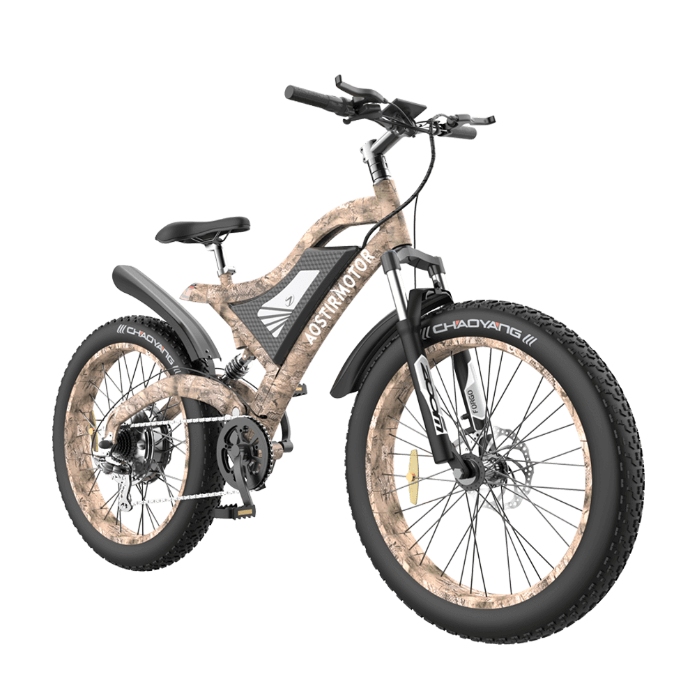 Aostirmotor S18-1500W Snakeskin Grain Electric Mountain Bike