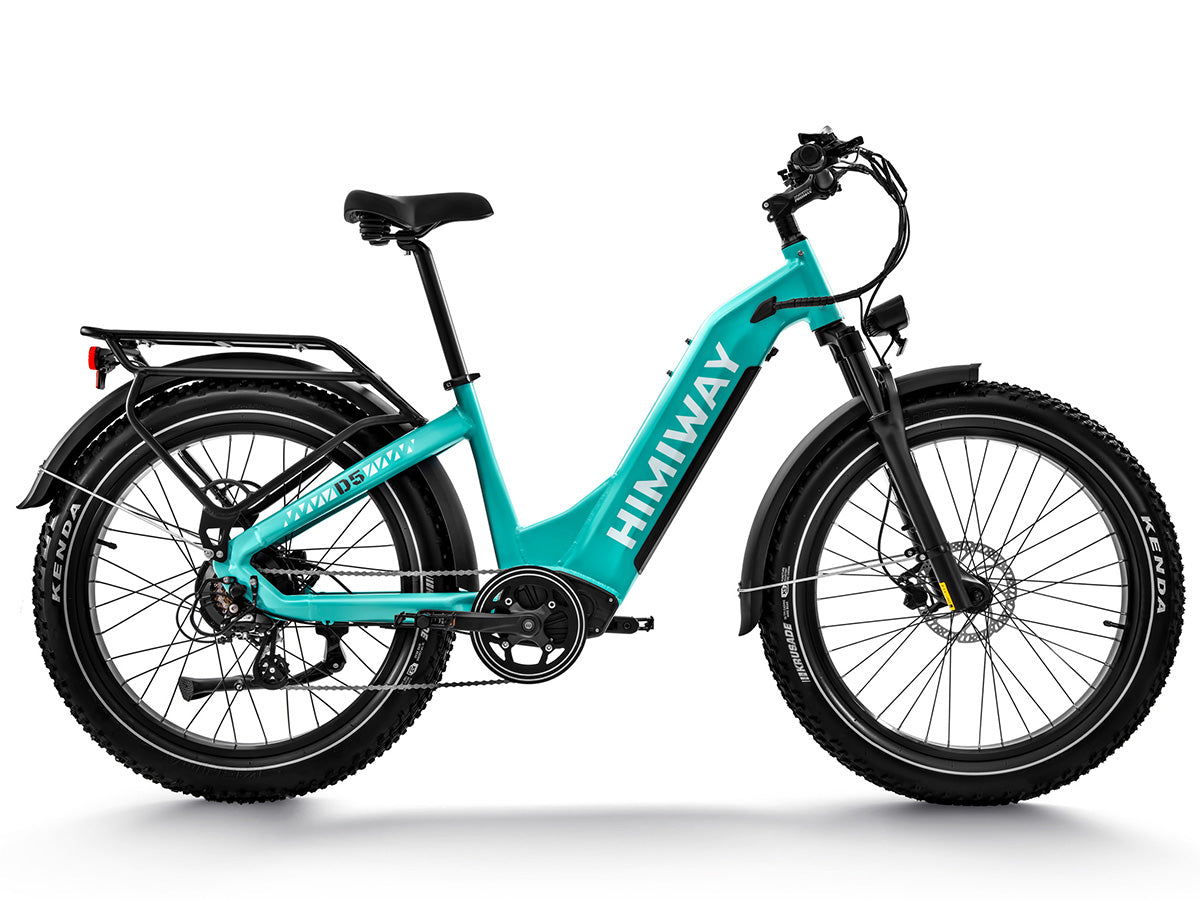 Himiway D5 ST (Zebra ST) 48V 750W 20 MPH Premium Step Thru All Terrain Fat Tire Electric Bike